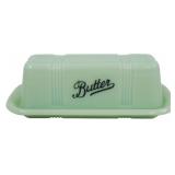 Jadeite Stick Butter Dish 2.5 x 7 x 3