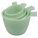 Jadeite 4pc Measure Cup Set