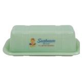 Jadeite Sunbeam Stick Butter Dish 2.5 x 7 x 3