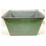 Metal Bucket - 26" x 17" x 17"