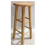 Wood Stool 29 x 13