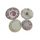 4 Vintage Porcelain Plates 6"