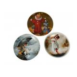 3 Collector Plates 9"