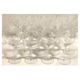 12 Wine Glasses - 8.5" Tall