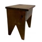 Small Wood Stool Lift Top Storage