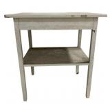 Painted Wood Table 30 x 23 x 28
