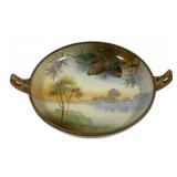 Nippon 2 Handle Tray w/ Pinecones