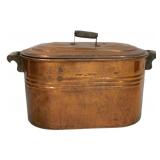 Vintage Copper Ham Boiler - 13 x 29 x 14