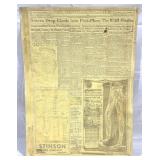 1960 Danville Register Newspaper Printing Plate