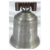 Vintage Liberty Bell Ice Bucket - 14" x 9"