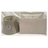 Assorted Lamp Shades - qty 2