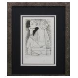 FEMME AUSSIE ENTAILLER PRINT BY PABLO PICASSO