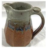 Art Pottery Pitcher - 6" Tall