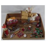 Assorted Miniature & Dollhouse Items