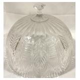Pressed Glass Dome Lid - 10" x 10"