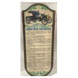 Care Free Motoring Wood Sign - 24" x 9"