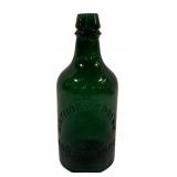 Hathorn Spring Green Glass Bottle 8"