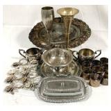 Lot of Assorted Silver Plated Items