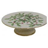 Lenox Holiday Cake Stand 3.5x11"