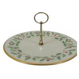 Lenox Holiday Center Handle Cake Plate