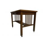 Vintage Mission Style Oak Desk w/ Drawer