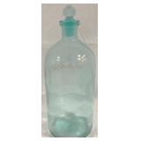 Apothecary Green Glass Bottle - 13.5" Tall