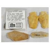 Lot Native American Arrowheads & Pottery Shard