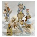 Lot of 7 Ceramic Figures