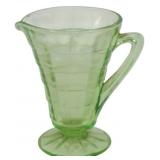 Uranium Green Depression Creamer 4.5"