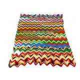 Vintage Afghan Blanket 44 x 55