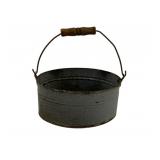 Vintage Metal  Bucket 4.5 x 10 x 7