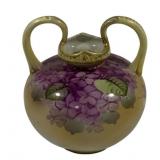 Hand Painted Double Handle 5.5" Vase