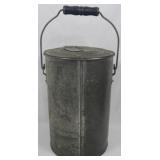 Antique Lidded Pail 19"