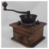 Vintage Coffee Grinder 9"