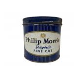 Vintage Philip Morris Tobacco Tin 4 x 5