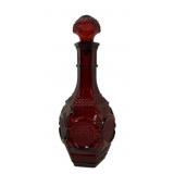 Avon Ruby Red Cape Cod Decanter 10"