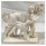 Figural Statue 9 x 8.5 x 3