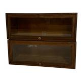 2 Stacking Bookcase Sections