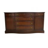 Bassett Mahogany Bow Front Sideboard