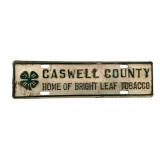 Caswell County, NC, 4H Tobacco Tag 3 x 12