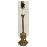 Lamp Base with Griffins - 21" Tall