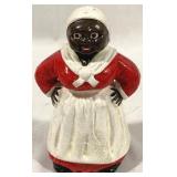 Cast Iron Aunt Jemima Bank - 6" Tall