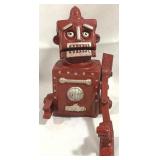 Cast Iron Robot Bank - 8" Tall