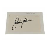 Goldie Hawn Signed Card 3 x 5