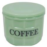 Jadeite Coffee Jar 3.5"