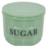 Jadeite Sugar Jar 3.5"