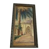 Vintage Framed Print 30 x 10