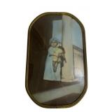 Bubble Frame w/ Pic of Baby 10 x 40