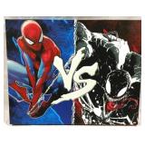 Marvel Spiderman vs Venom Canvas Print