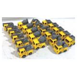 Lot of 22 Toy Construction Vehicles